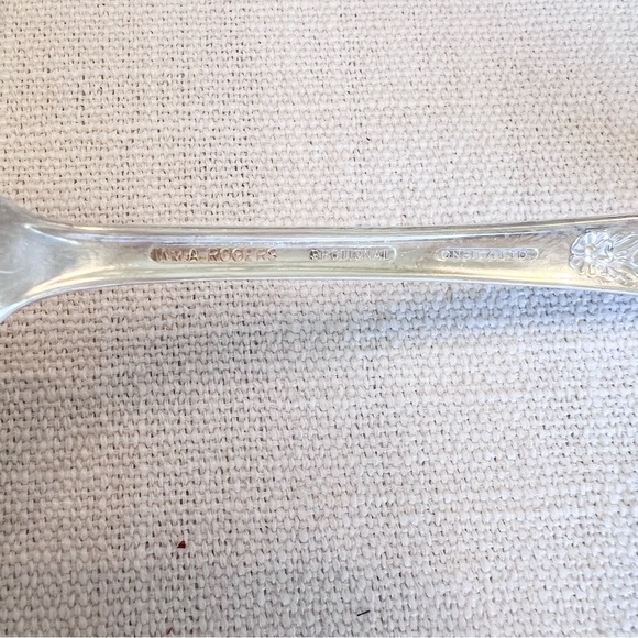 8 Oneida Dinner Forks Country Lane Pattern Wm A Rogers Flatware Silverplate - Picture 3 of 6